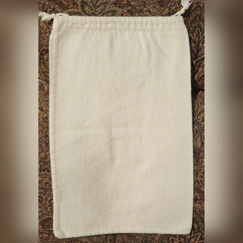 Prada White Flannel Dust Bag A
